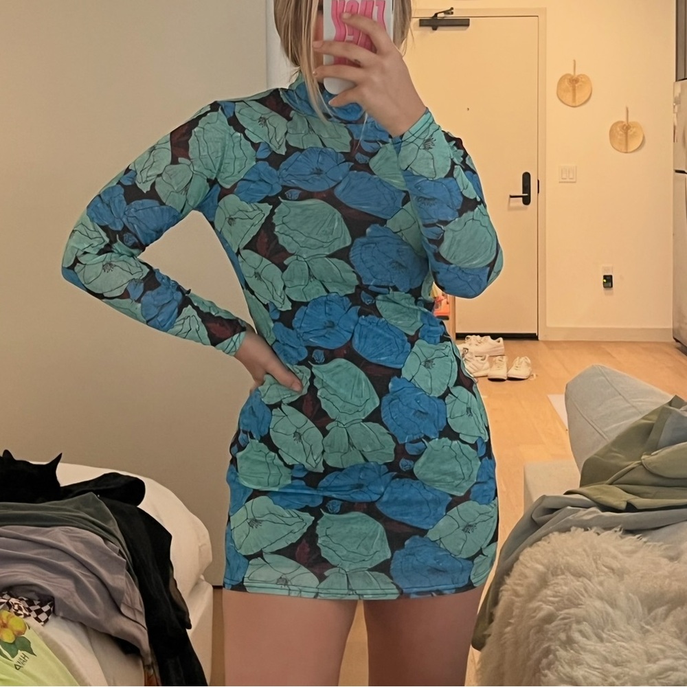 Nastygal floral dress